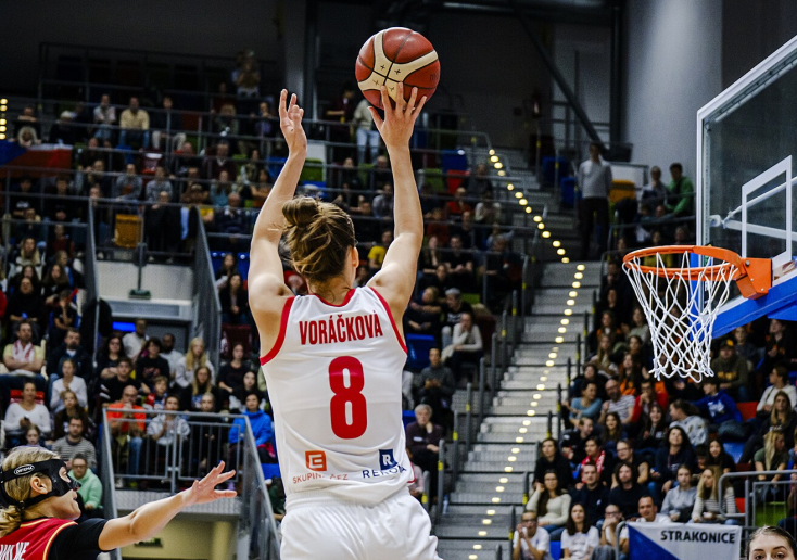 České basketbalistky na úvod evropské kvalifikace prohrály vysoko s Německem